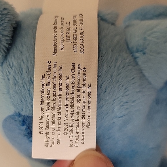 Blue Clues And You Stuffed Animal Plush Nickelodeon Jr Toy Puppy Dog 7" - Picture 7 of 10